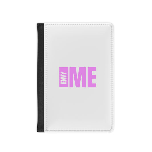 ENVY ME Pink on White Logo Passport Cover