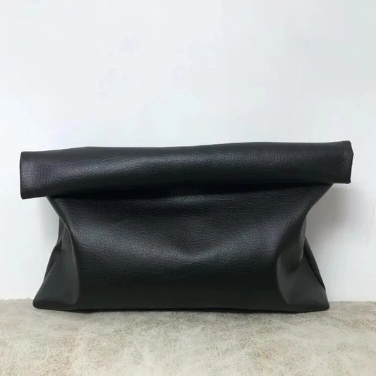 Soft PU Leather Envelope Clutch Bag