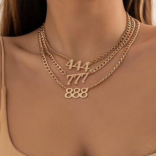 Simple Chain Letter Necklace